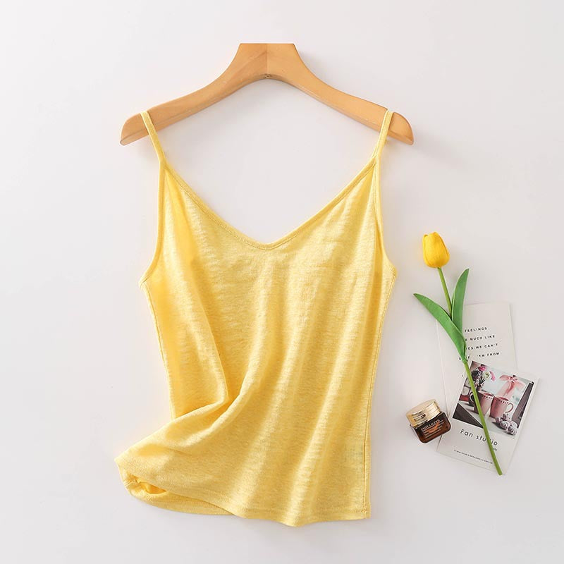 Women's Silk Camisole Japanese Style Simple